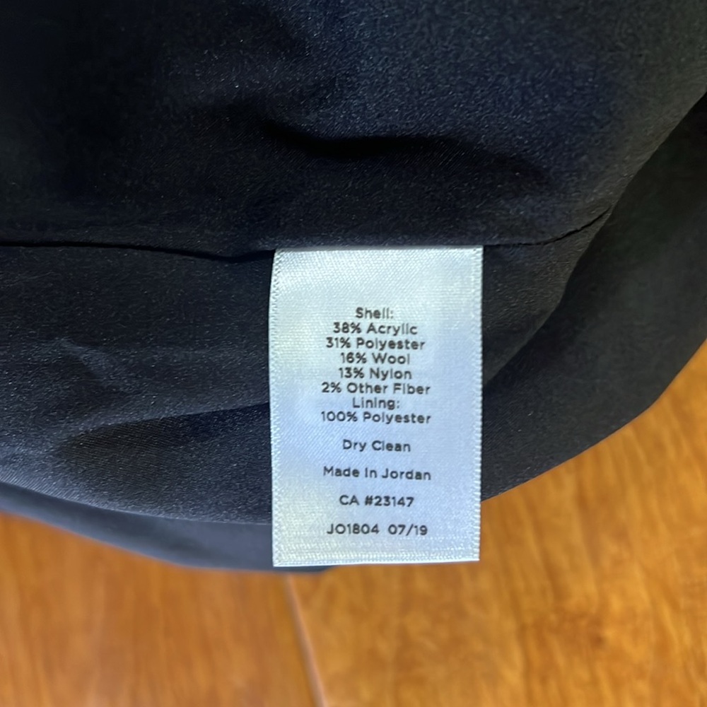 Talbots Plaid Pencil Skirt Size 14P Black White Preppy Old Money Academia Work - Picture 9 of 9